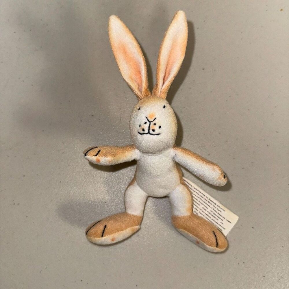 Vintage Little Nut Brown Hare Rabbit Bunny Guess Much Love Stuffed Animal Toy
